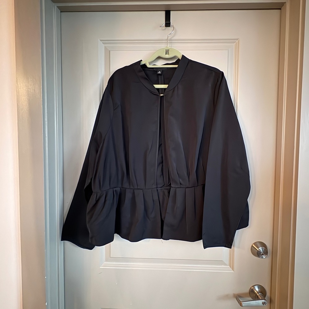 Victoria Beckham for Target Black Peplum Jacket 3X